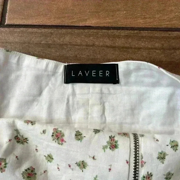 NWOT LAVEER bustier floral top small - Picture 3 of 5